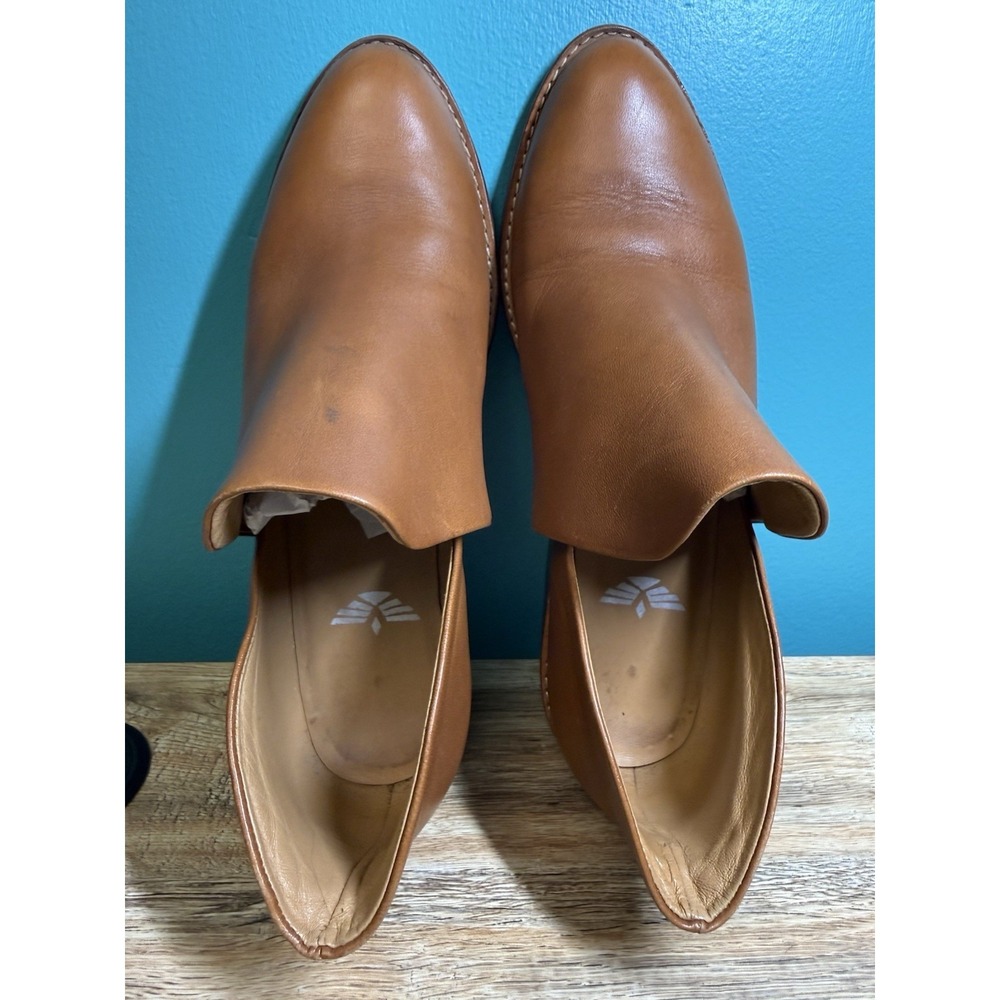 Fortress Of Inca Elise Ankle Boots Caramel Brown Leather Peru Women's EU 38 US 8